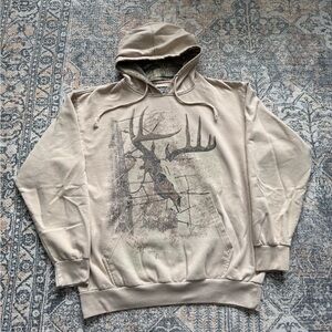 Y2K Mossy Oak Deer Skull Hoodie
